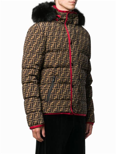 fendi fur jacket men|Fendi puffer jacket cost.